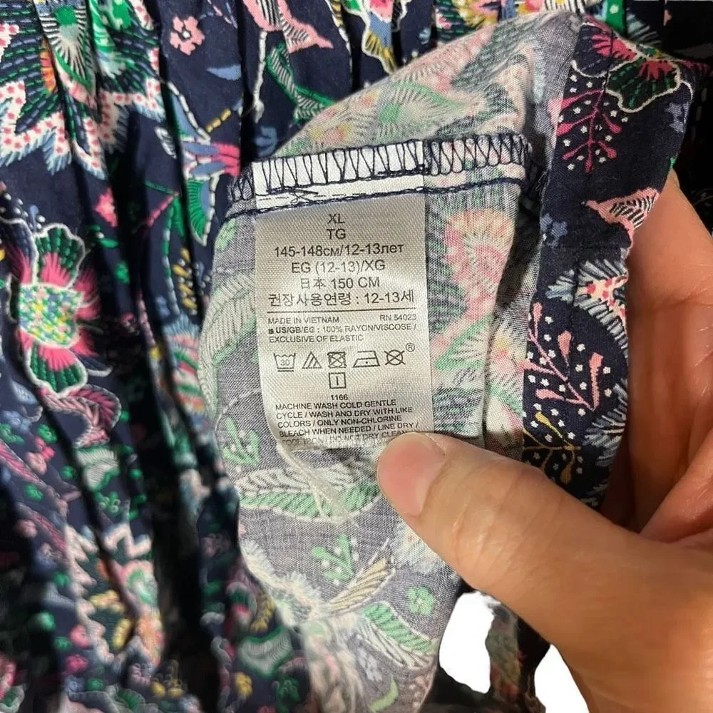 Gap Girls Flower Print Dress Size XL‎